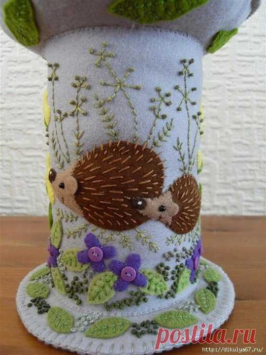 Игольница своими руками. Шитье из фетра