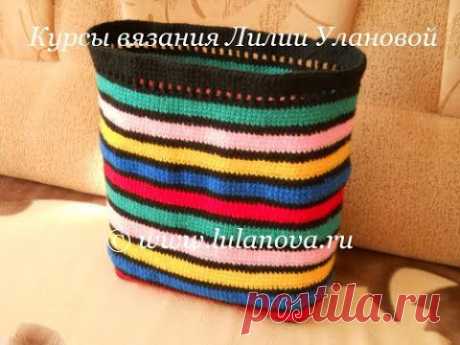 Вязание крючком мешка для рюкзака - Crochet Tasche Rucksack