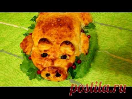 Картофельный поросенок с мясом! Блюдо на Новый 2019 год!Очень вкусно и красиво!