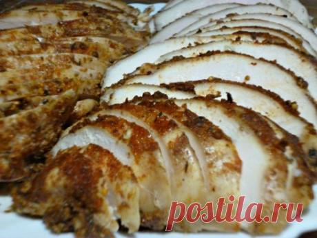 Пастрома сочная из куриной грудки за 12 минут - Рецепты для диеты Дюкана | Рецепты для диеты Дюкана