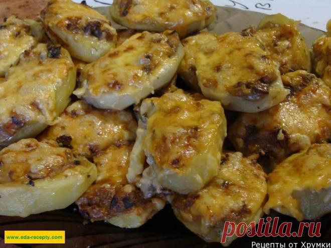 Жульен с грибами и картошкой