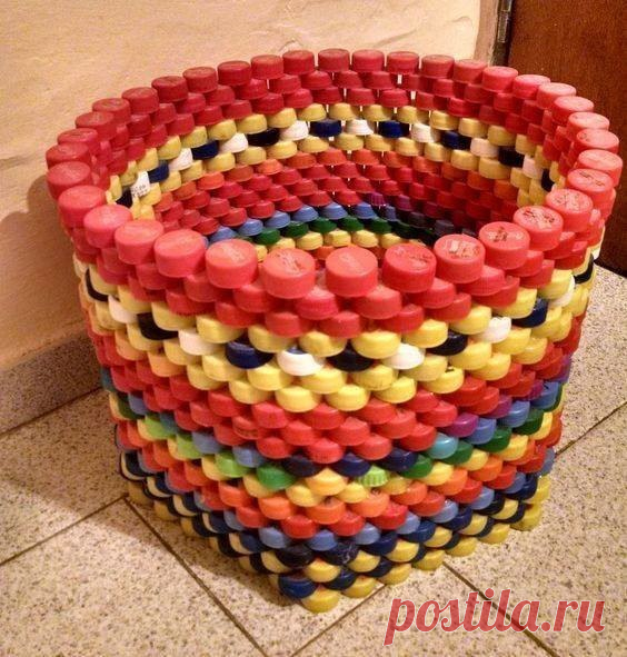 Вторая жизнь пластиковых крышек