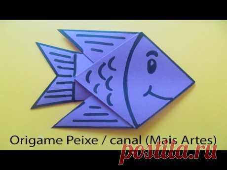 Como fazer um Peixe De Origami (Canal (Mais Artes)
