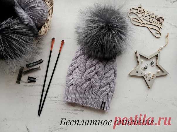 Описание красивой женской шапочки косами от @tatiana.shapochkina 

не забудьте поставить 
⠀
Я вязала из пряжи Alize Baby Wool в 3 нити.
Показать полностью...