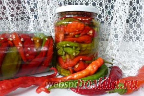 Маринованный острый перец на зиму рецепт с фото, как приготовить на Webspoon.ru