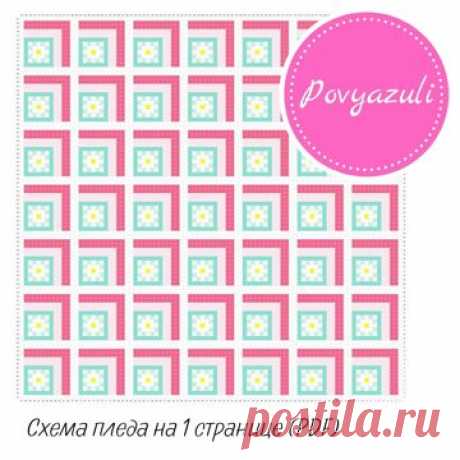 Схема для вязания пледа &quot;Цветочки&quot; в технике С2С (артикул 027). - Цифровые товары на Digital Wildberries