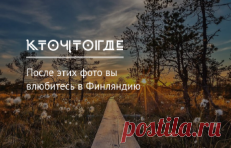 После этих фото вы влюбитесь в Финляндию | КТО?ЧТО?ГДЕ? Многие считают Финляндию страной холодной, где большую часть года царят зима и тьма. Но финский фотограф Осси Сааринен доказывает, что это совсем не так, показывая другую сторону своей родины.