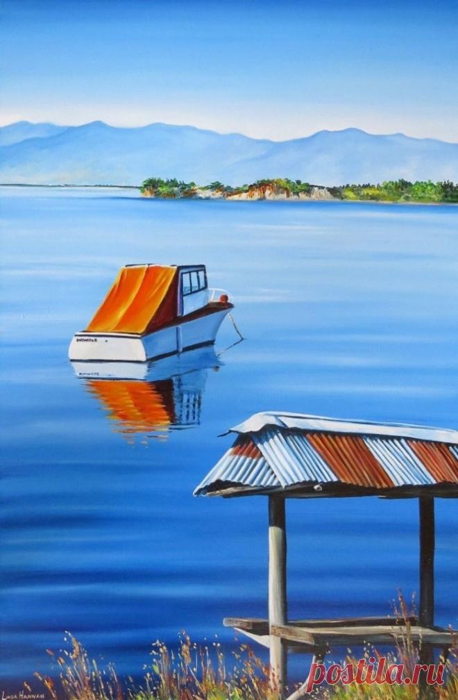 Новозеландский художник-самоучка. Linda Hannan