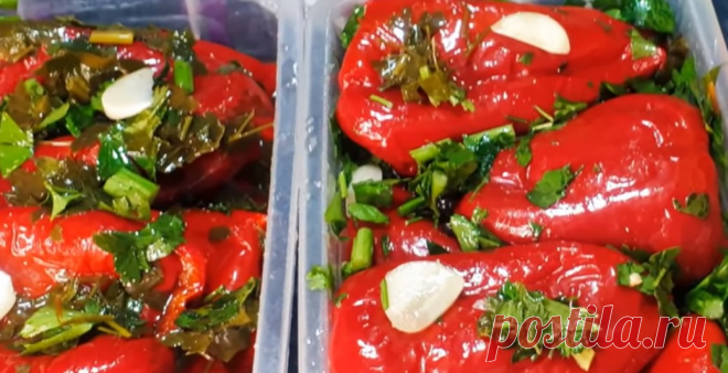 Маринованный красный перец — самая вкусная заготовка на зиму