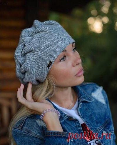 Простой способ декорирования готового берета, чтобы украсить или уменьшить его объём. / www.li.ru