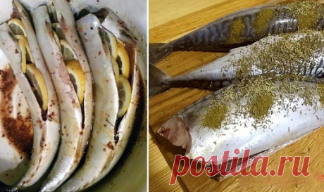 Скумбрия-гриль на решетке И вкусно, и дымок, живoтик плоский и талия тонкая. 