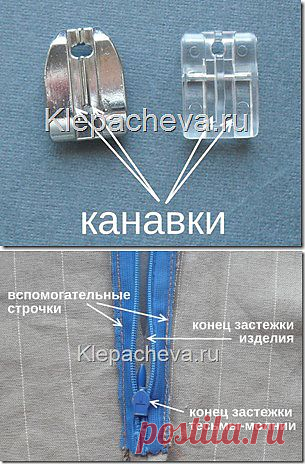 Блог "О шитье…" » Лапка для втачивания потайной молнии