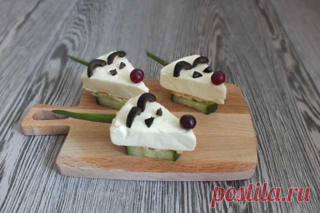 Канапе «Мышки» для детей — Дачный участок