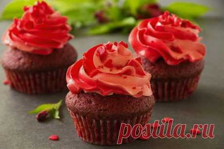 Какпейки "Красный бархат" с начинкой