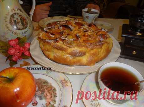 Моя выпечка. ЯБЛОЧНЫЙ ПИРОГ - супер сочный и очень вкусный рецепт