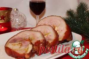 Рулет из рульки с начинкой - кулинарный рецепт