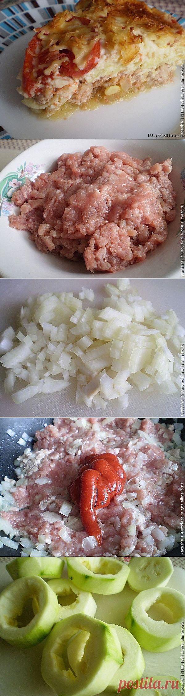 Лёгкая запеканка из кабачков "Нежная".