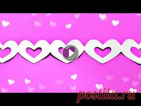 A paper garland is a budget craft, it is easy to make not only for parents, but also for boys and girls. You only need A4 paper, no glue, no coloring,...