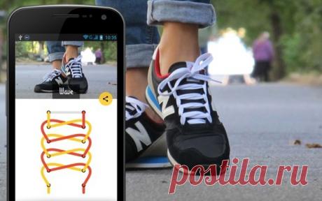 Идеи как завязать длинные шнурки