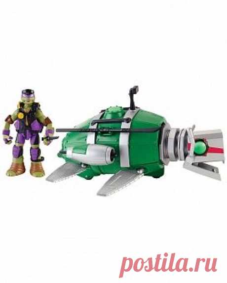 Лодка-амфибия с фигуркой Черепашки-ниндзя TMNT Playmates