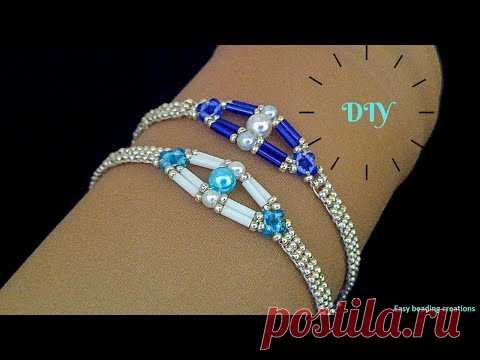 Unique design bracelet// DIY bracelet tutorial for beginners