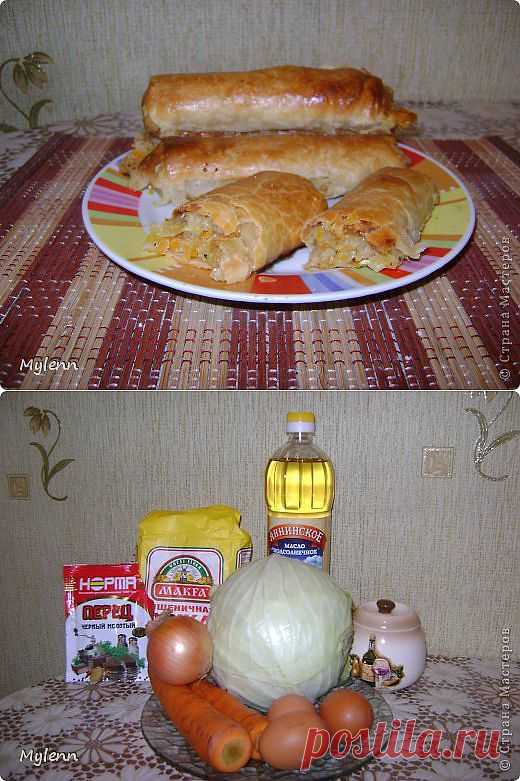 Капустные трубочки..