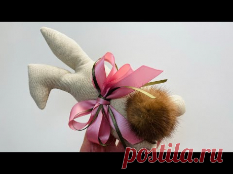 Easter Bunny Idea - Make a Easter Bunny. Пасхальный декор - YouTube