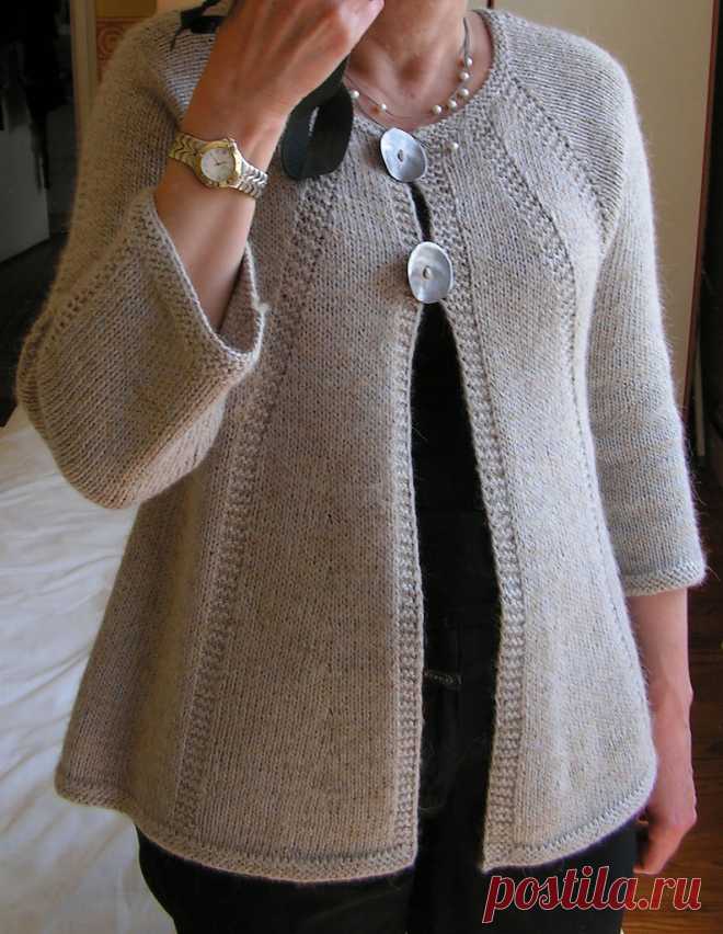 нитка в игле: Автопортрет в кардигане