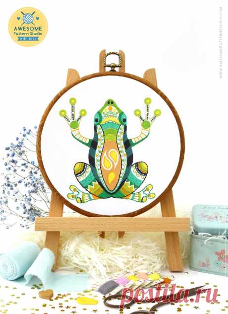 Mandala animals|embroidery patterns | AwesomePatternStudio.com