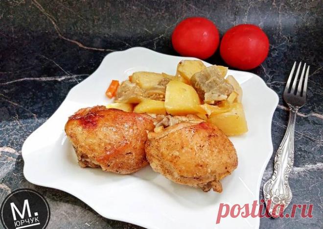 (17) Курица с овощами в рукаве в духовке - пошаговый рецепт с фото. Автор рецепта Марина Юрчук (Рудь) . - Cookpad