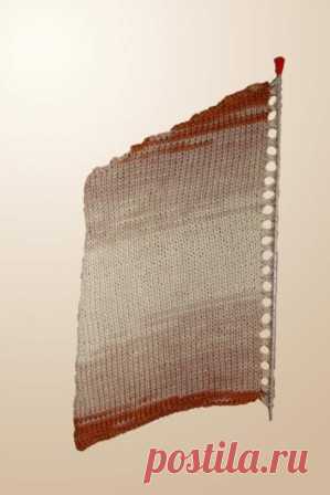 Мастер-класс по работе с меланжевой пряжей от Анастасии Ермолаевой