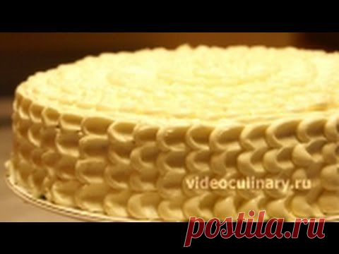 Масляный крем из сливочного сыра - Видеокулинария.рф - видео-рецепты Бабушки Эммы