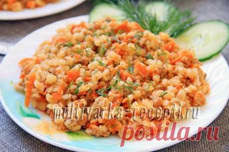 Перловка с фаршем в мультиварке