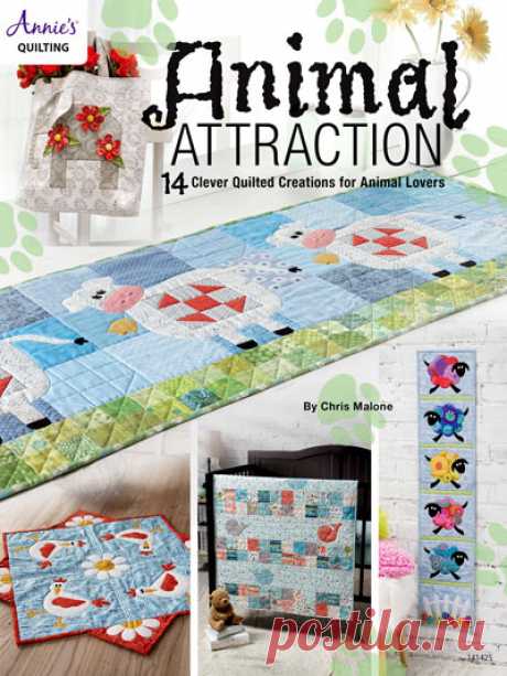 Animal Attraction Here's the book you've been waiting for! 14 animal projects perfect for every season or any room using easy fusible applique and easy piecing.  Use these whimsical projects for gifts or simply make them because you love them. Whether you like farm an...
