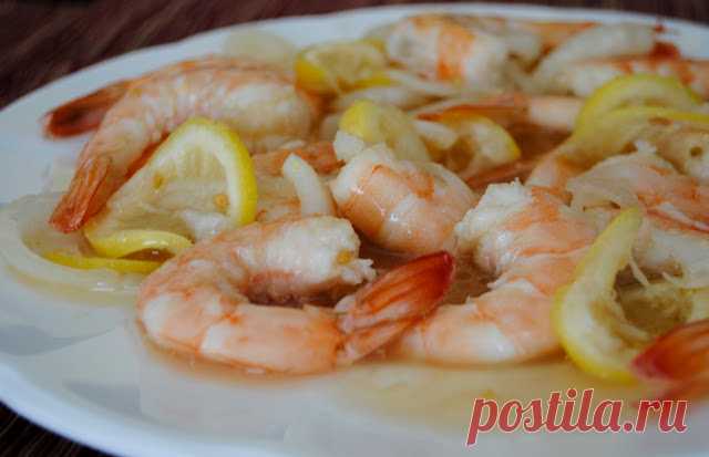 Маринованные креветки