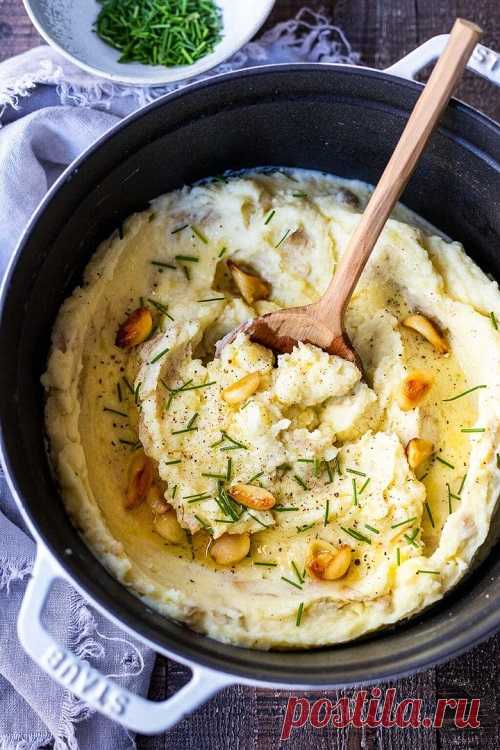 КАРТОФЕЛЬНОЕ ПЮРЕ С ЧЕСНОКОМ И ХРЕНОМ — Домашние заботы