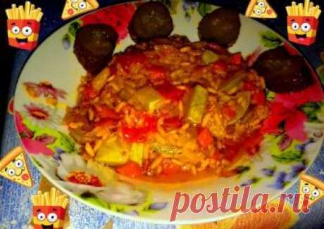 Овощное рагу с рисом