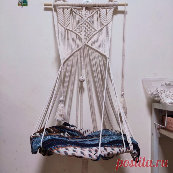 Macrame Cat Hammock Macrame Cat Planter Macrame Cat Hanger | Etsy