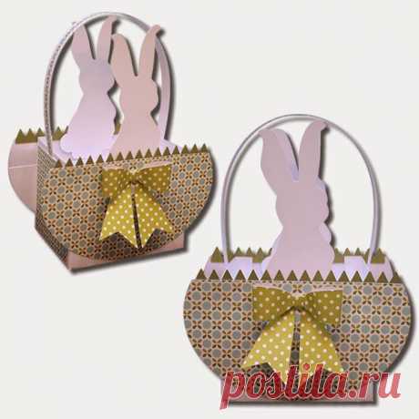Bits of Paper: Bunny Basket and Card!
