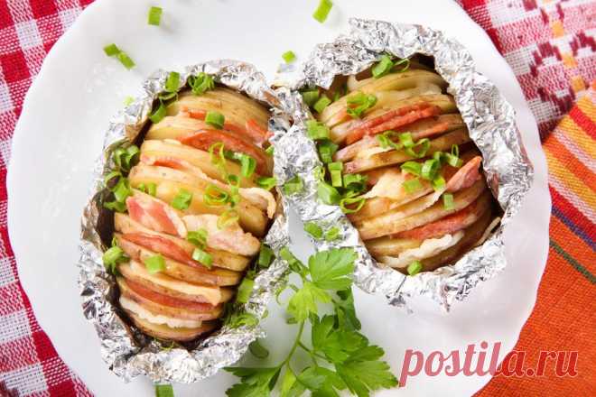 Картошка-гармошка влюбляет в себя с первого взгляда! — Вкусные рецепты