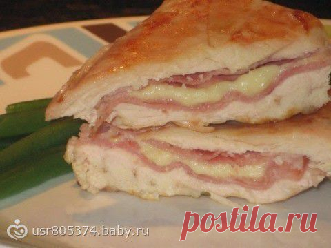 Куриные грудки с сыром и ветчиной или Кордон блю - на бэби.ру