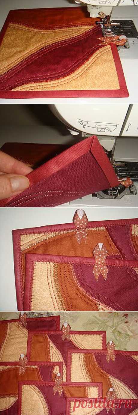 Пришиваем бейку.