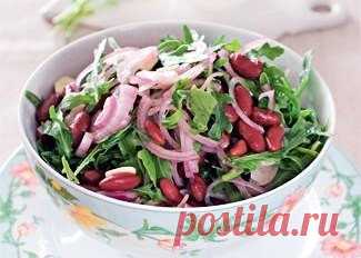 Тосканский салат с козьим сыром