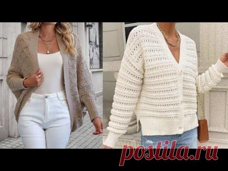 Жакет спицами - Описание, схема