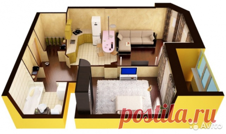 1-к квартира, 32 м², 7/9 эт. - купить, продать, сдать или снять в Краснодарском крае на Avito — Объявления на сайте Avito