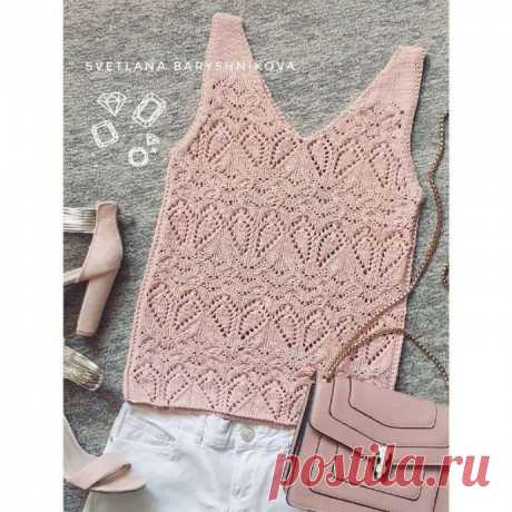 Красивый топ спицами
