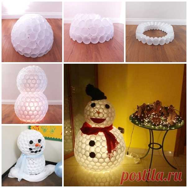 Wonderful DIY Glittery Snowball Ornaments for Christmas