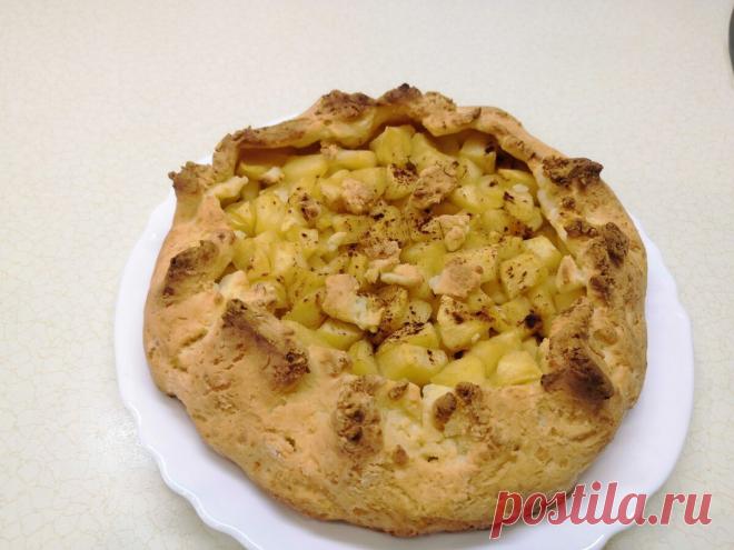 Ароматный ПП пирог с яблоками. На 100 граммов всего 116 ккал | Рецепты ПП - худеем вкусно! | Дзен