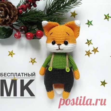 Лисенок амигуруми крючком пошагово с подробным описанием схемы Вязаный лисенок амигуруми крючком пошагово от автора схемы вязания viazanyj_lisenok. Рост игрушки получается примерно 17 см. Чтобы связать лисенка вам