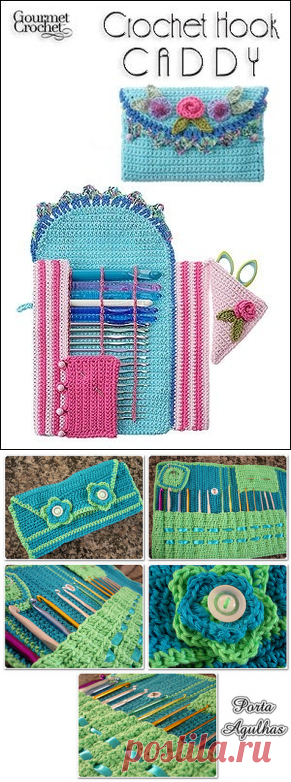 Органайзер для вязальных крючков » Клубка.Нет - Все о вязании крючком